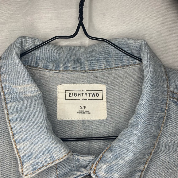 Long Light Blue Denim Jacket from Ardene EIGHTYTWO in Small - Picture 2 of 2